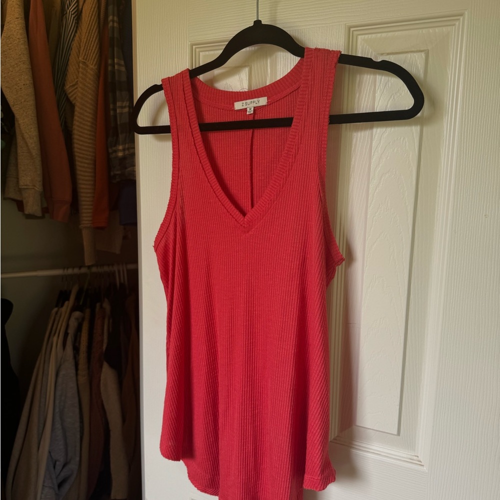 Z Supply Coral Sleeveless Tank Top V-Neck